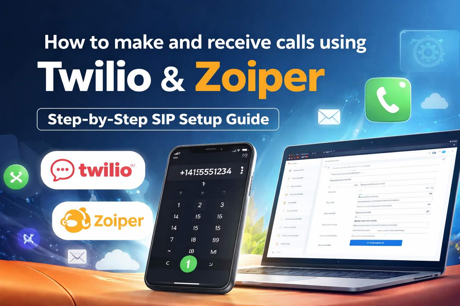 How to Make and Receive SIP to PSTN Calls Using Twilio and Zoiper (Step-by-Step Setup Guide)