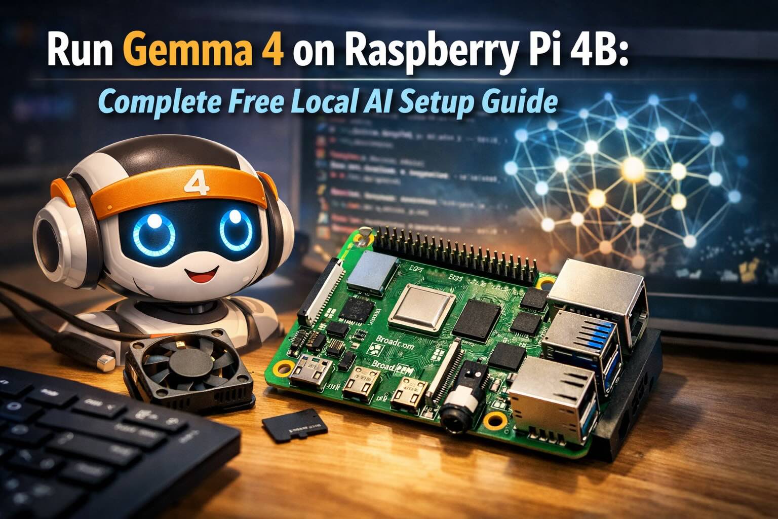 Run Gemma 4 on Raspberry Pi 4B: Complete Free Local AI Setup Guide